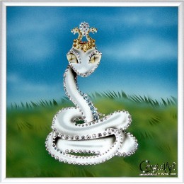 Картина Сваровски "Царевна змея", 20 х 20 см