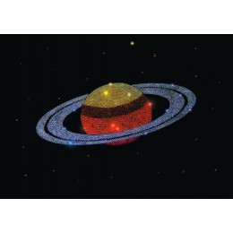 Картина из кристаллов Swarovski "Сатурн"