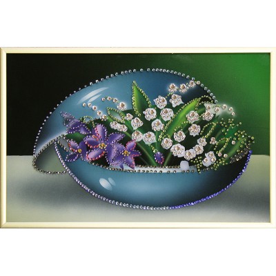 Картина с кристаллами сваровски "Рождение весны"