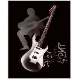 Картина сваровски "Пой гитарная струна"