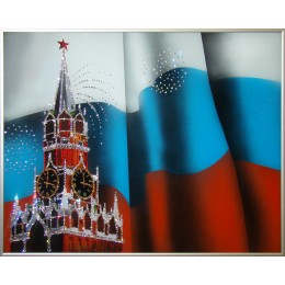 Картина сваровски "Спасская Башня"
