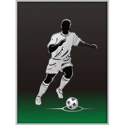 Картина Swarovski "Футболист"