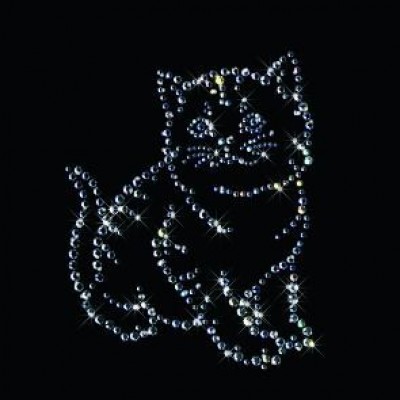 Картина Swarovski "Котик"