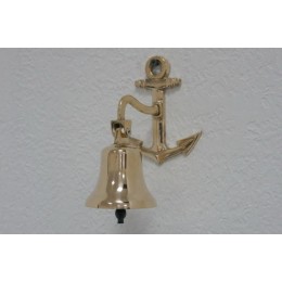 Колокольчик бронзовый на кронштейне "Корабельный" d7,5 см, 0,3 кг