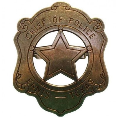 Декоративный бейдж "Техасский шеф полиции"