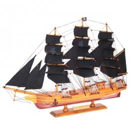 Модель корабля с пиратскими парусами "HMS Bounty 1787", 68см