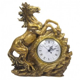 Декоративные часы "Норовистый конь", выс.31см