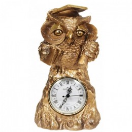 Декоративные часы "Учёная сова", выс.34см