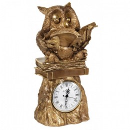 Декоративные часы "Умная сова", выс.34см