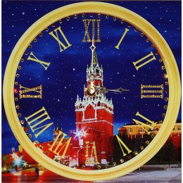 Часы с кристаллами сваровски "Куранты-2"