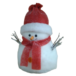 Новогодняя декорация "Снеговик"