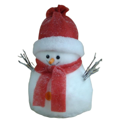 Новогодняя декорация "Снеговик"