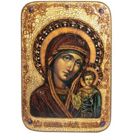 Большая подарочная икона Образ Казанской Божией Матери"