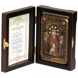 Настольная икона "Образ Божией Матери "Знамение"