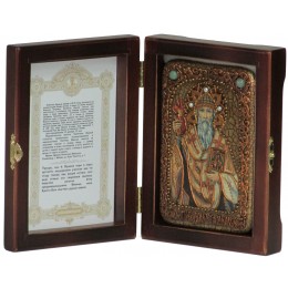 Настольная икона "Святитель Спиридон Тримифунтский"
