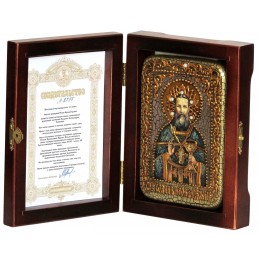Настольная икона "Святой Иоанн Кронштадтский"