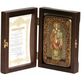 Настольная икона "Святой Мефодий Моравский"