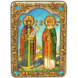 Подарочная икона "Петр и Февронья"