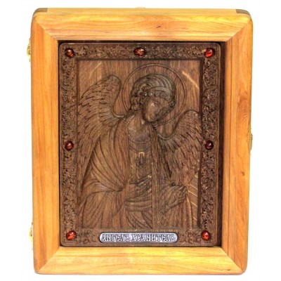 Подарочная резная икона Ангел Хранитель