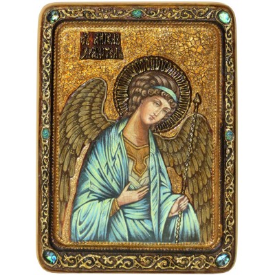 Живописная икона Ангел Хранитель купить в интернет магазине