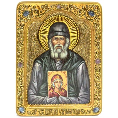 Живописная икона "Паисий Святогорец"
