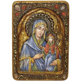 Живописная икона "Святая праведная Анна"