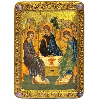 Живописная икона "Троица"
