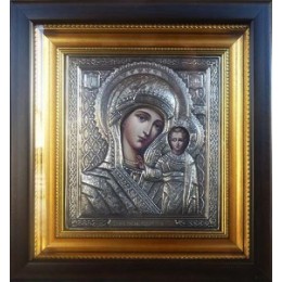 Икона "Казанская Божья Матерь", 26 х 25 см