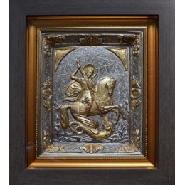 Икона "Святой Георгий Победоносец", 27 х 31 см