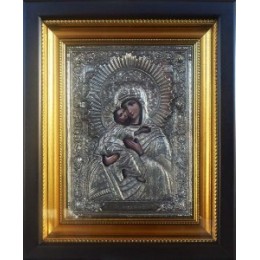 Икона "Владимирская Божья Матерь", 30 х 25 см