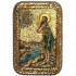 Настольная икона "Преподобный Алексий, человек Божий" на мореном дубе