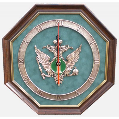 Настенные часы "Эмблема Министерства Юстиции РФ"
