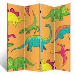 Декоративная детская ширма "Мир динозавров", дл.180см