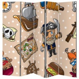 Декоративная детская ширма "Пиратские игры", дл.225см
