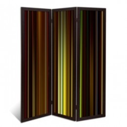 Декоративная двухсторонняя ширма - перегородка "Цветные линии", дл.165см