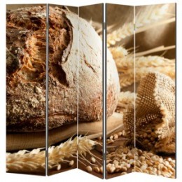 Декоративная складная ширма "Домашний хлеб", дл.225см