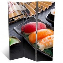 Декоративная складная ширма "Японские суши", дл.135см