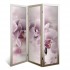 Ширма перегородка двухсторонняя "Орхидея розовая", 3 створки