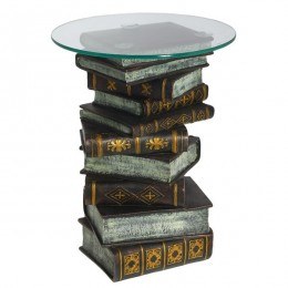 Декоративная напольная композиция-столик "Домашняя библиотека"