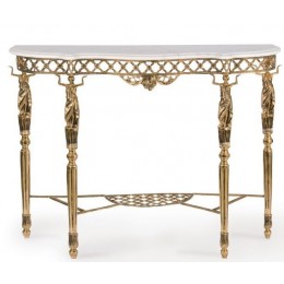 Консольный столик Belo de Bronze "Виламора", (полир. бронза) h.83см