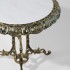 Столик с мраморной столешницей Belo de Bronze "Обер" (полир. бронза) h.48см