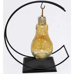 Светильник с минигирляндой "Лампочка"