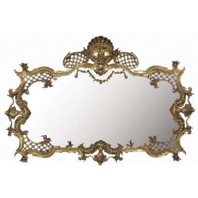 Зеркало декоративное Belo de Bronze "Вила-ду-Конди" (полир. бронза) h.75см