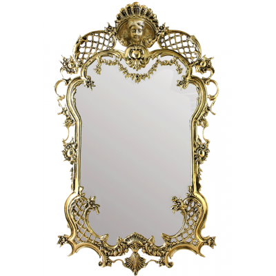Зеркало настенное в раме из бронзы "Империя"