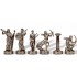 Подарочные шахматы в деревянном коробе "Греческая М,ифология" (красная доска), 36х36см