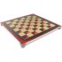 Подарочные шахматы в деревянном коробе "Греческая М,ифология" (красная доска), 36х36см