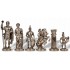 Подарочные шахматы в деревянном коробе "Греко-Романский Период I" (красная доска), 44х44см