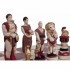 Декоративные большие каменные шахматы "Spartacus"