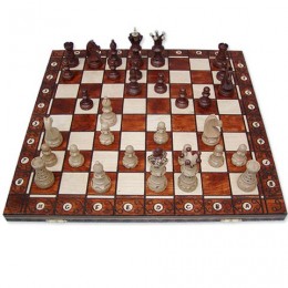 Декоративные деревянные шахматы "Ambassador"