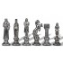 Подарочные шахматы в деревянном коробе "Ренессанс" (зеленая доска), 36х36см